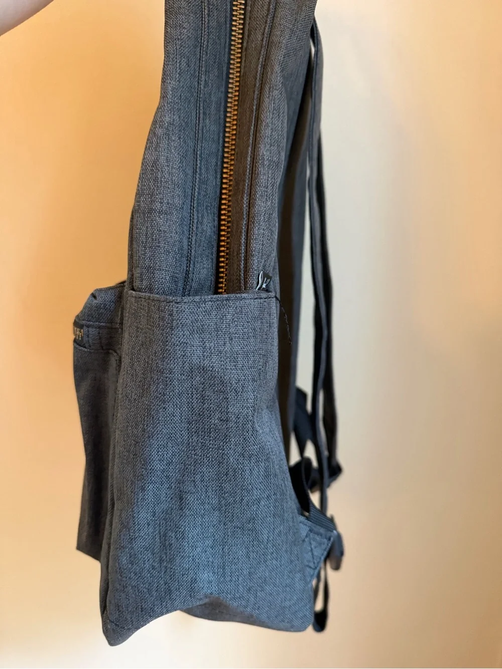 Herschel Supply Co. Miller Backpack Heathered Gray Canvas Back To School  12”x16